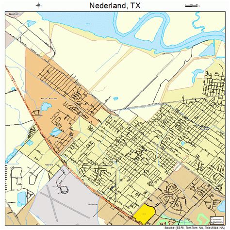 map of nederland texas